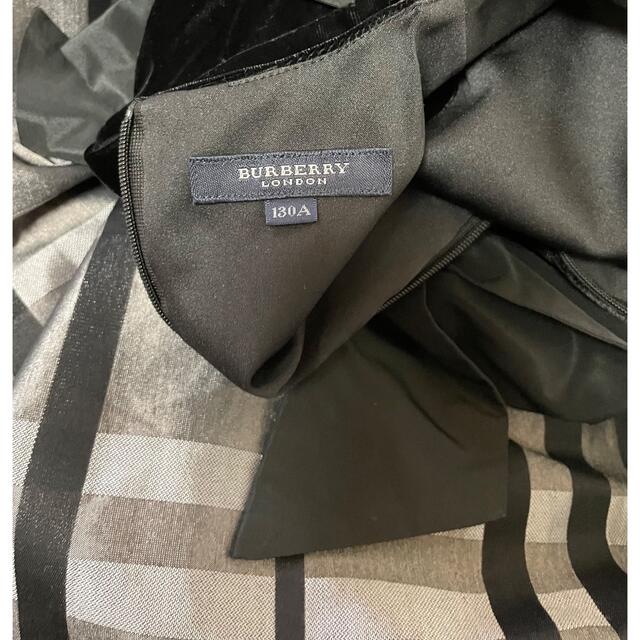 BURBERRY(バーバリー)のゆな様　バーバリー　キッズドレス  発表会　正規品　クリーニング済み キッズ/ベビー/マタニティのキッズ服女の子用(90cm~)(ドレス/フォーマル)の商品写真