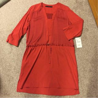 ザラ(ZARA)のもかもん様専用☆新品☆zara ザラ☆ワンピース S(ひざ丈ワンピース)