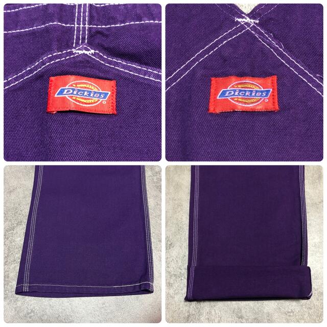 Dickies(ディッキーズ)の【デッドストック】ディッキーズ☆後染めUSA製ロゴタグ入りオーバーオール 90s メンズのパンツ(サロペット/オーバーオール)の商品写真