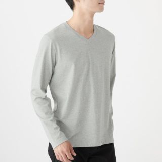 Muji 無印良品 グレー メンズのtシャツ カットソー 長袖 の通販 46点 Muji 無印良品 のメンズを買うならラクマ