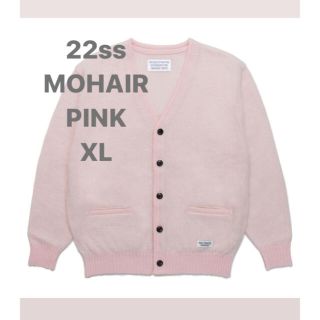 WACKO MARIA MOHAIR KNIT CARDIGAN PINK