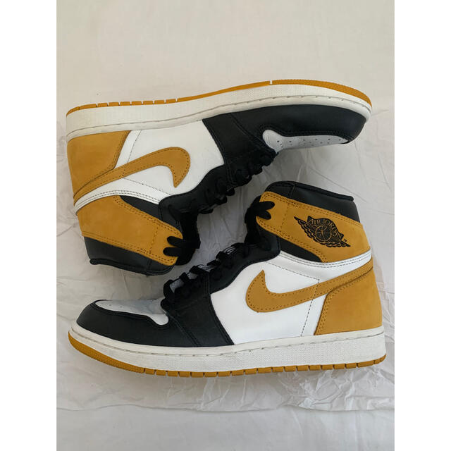 NIKE(ナイキ)のNIKE AIRJORDAN 1 YELLOW OCHRE エアジョーダン1 メンズの靴/シューズ(スニーカー)の商品写真