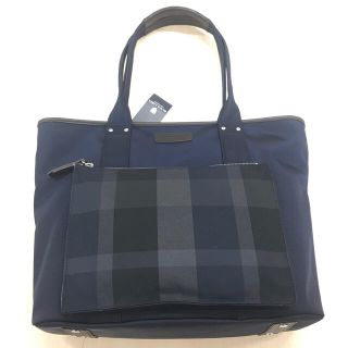 新品 ブラックレーベル クレストブリッジ チェックトートバッグ