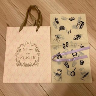 メゾンドフルール(Maison de FLEUR)のMaison de FLEUR メゾンドフルール ショップ袋 ショッパー 紙袋(ショップ袋)