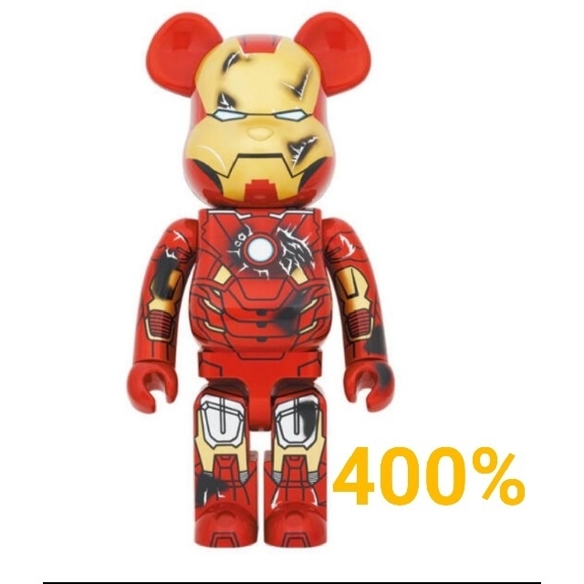 BE@RBRICK IRON MAN MARK VII DAMAGEその他