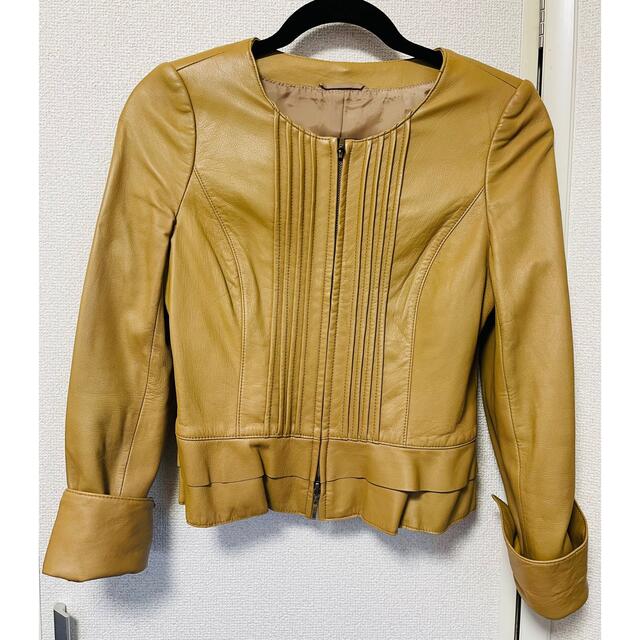 に初値下げ! アナイ レザージャケット ノーカラー 新品未使用 タグ