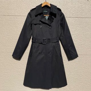 ラルフローレン(Ralph Lauren)の新品　ローレン　ラルフローレン　トレンチコート　レディース　国内正規　黒　XS(トレンチコート)