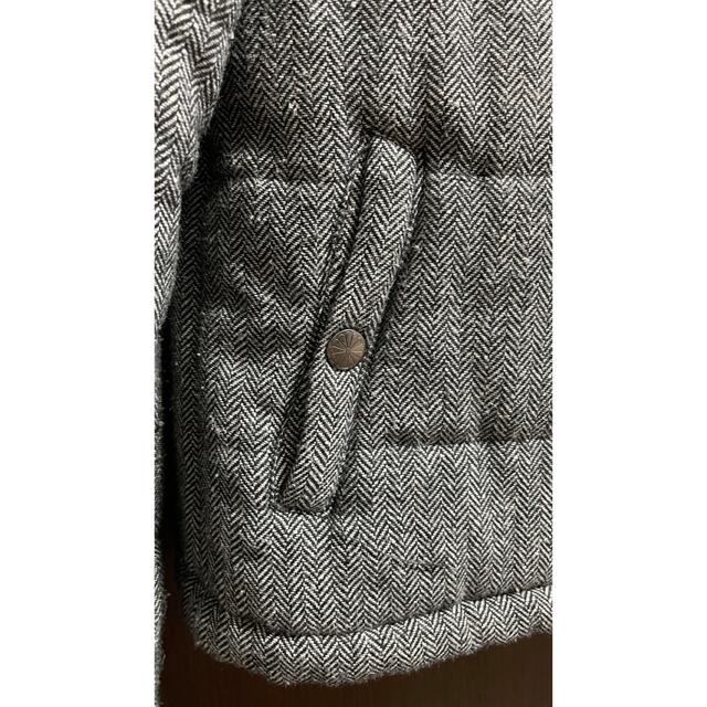 ダウンジャケット　メンズ　グレー　Mサイズ メンズのジャケット/アウター(ダウンジャケット)の商品写真