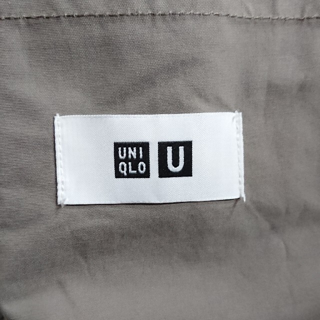 UNIQLO(ユニクロ)のユニクロ U フーデッド コート L グレー UNIQLOU ルメール メンズのジャケット/アウター(モッズコート)の商品写真