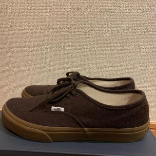 ヴァンズ(VANS)のVANS AUTHENTIC 茶色(スニーカー)