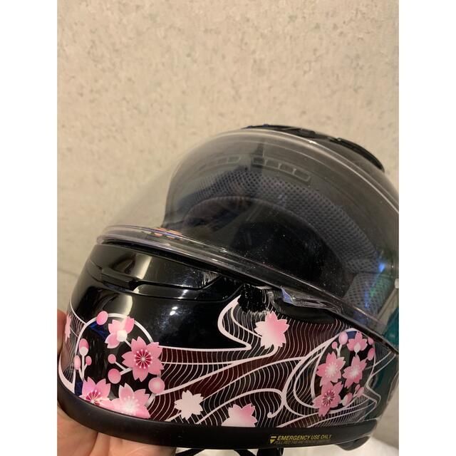 SHOEI harmonic  Z-7 フルフェイスヘルメット Mサイズ　桜　花 自動車/バイクのバイク(ヘルメット/シールド)の商品写真