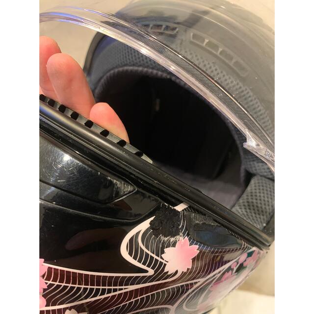 SHOEI harmonic  Z-7 フルフェイスヘルメット Mサイズ　桜　花 自動車/バイクのバイク(ヘルメット/シールド)の商品写真