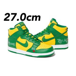 シュプリーム(Supreme)のsupreme NIKE SB dunk high 27.0cm yellow(スニーカー)