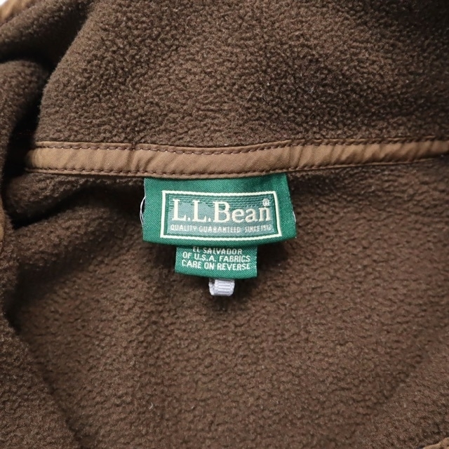 L.L.Bean(エルエルビーン)の90s ビンテージ エルエルビーン プルオーバー フリース レディース 古着 茶 レディースのトップス(その他)の商品写真