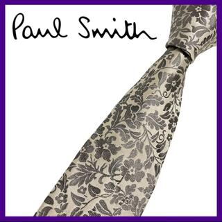 ポールスミス(Paul Smith)のポールスミス 花柄 スリムネクタイ シルク 日本製 細身 人気デザイン(ネクタイ)