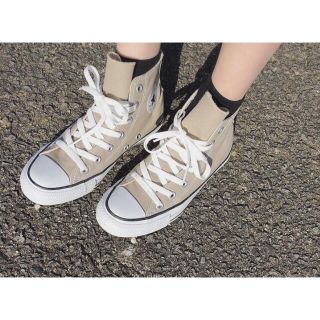 CONVERSE コンバース ハイカット ベージュ 22.5cm