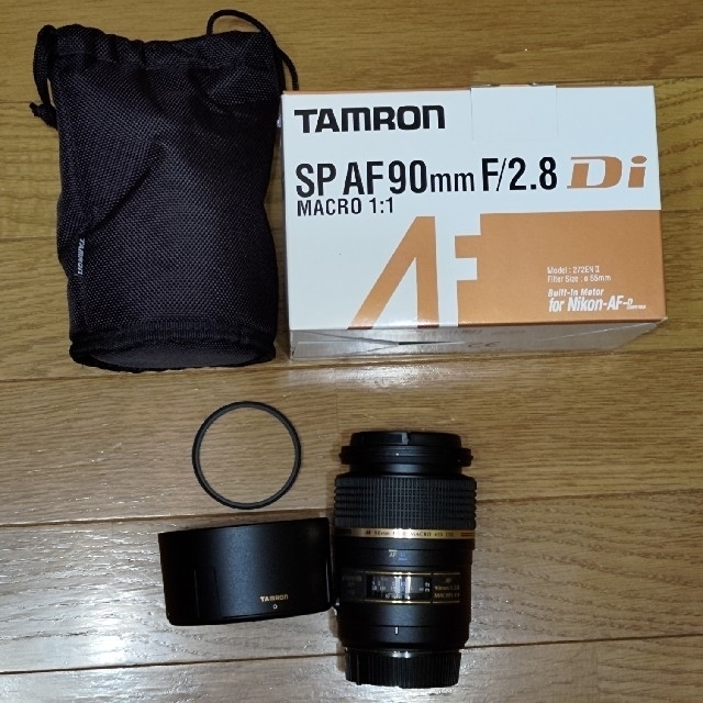 TAMRON(タムロン)のニコン用 TAMRON SP AF90mm F2.8 Di MACRO スマホ/家電/カメラのカメラ(レンズ(単焦点))の商品写真