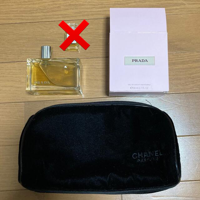 PRADA CHANEL 香水　ポーチ　セット