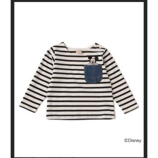 プティマイン(petit main)の美品♡ プティマイン ミッキー ロンT(Tシャツ/カットソー)