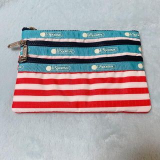 レスポートサック(LeSportsac)の新品未使用　レスポートサック　レスポ　3弾ファスナー　ポーチ　(2(ポーチ)