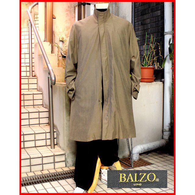 美品!旬ｵｰﾊﾞｰｻｲｽﾞ◎ﾗｲﾅｰ取外可!【BALZO】ﾛﾝｸﾞｺｰﾄ送料込