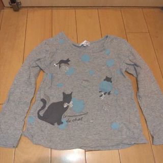 マザウェイズ(motherways)の猫柄カットソー(Tシャツ/カットソー)