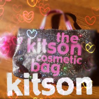 キットソン(KITSON)の新品♡KITSONキラキラバック♡送料込(ポーチ)