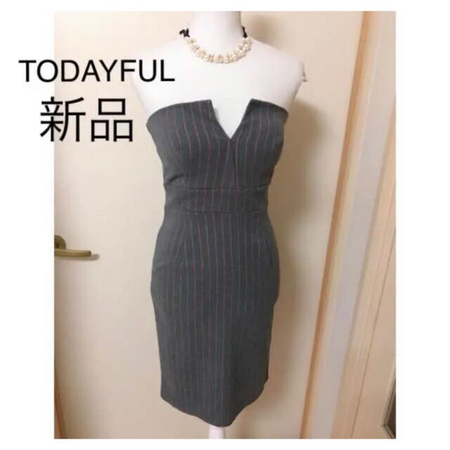 TODAYFUL カップ付きワンピース