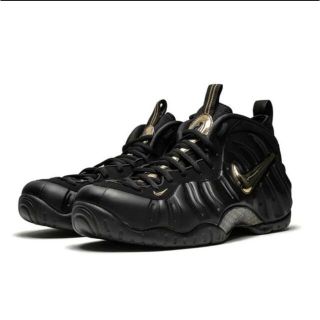 ナイキ(NIKE)の【3日間限定価格】NIKE AIR FOAM POSITE ブラック×ゴールド(スニーカー)