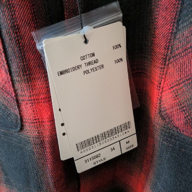 超激安国産】 schott - 新品 Schott オンブレチェック シャツ Mの通販