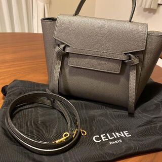 celine - CELINE☆セリーヌ☆ベルトバッグナノの通販｜ラクマ