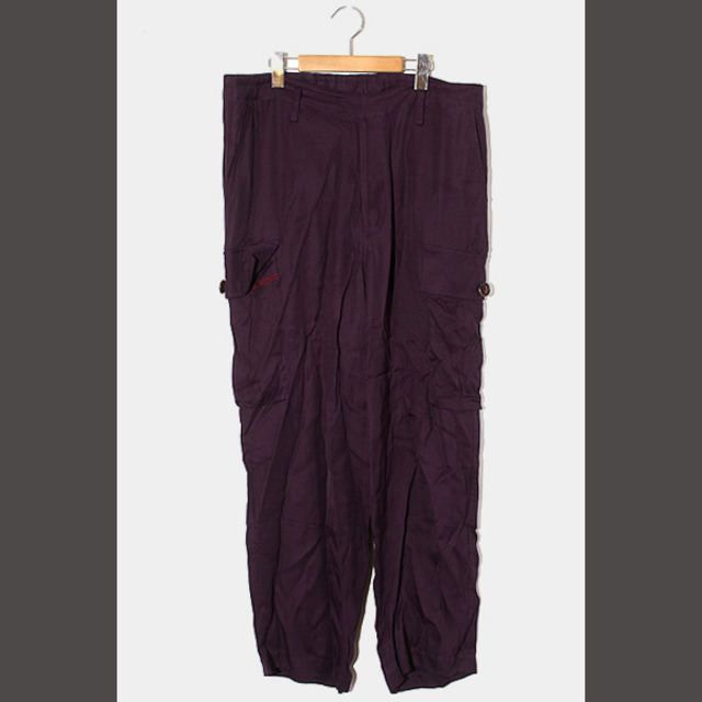 URU ウル RAYON CARGO PANTS レーヨンカーゴパンツ 2 紫