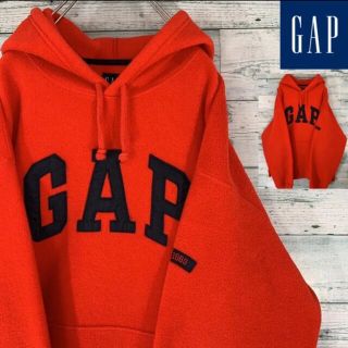 良カラー】GAP ギャップ パーカー オレンジ M フリマアプリ ラクマ ...