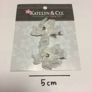 ネクスト(NEXT)の新品☆Katelyn&Coヘアクリップ2個セット白ヘアピンNEXT GAP(その他)