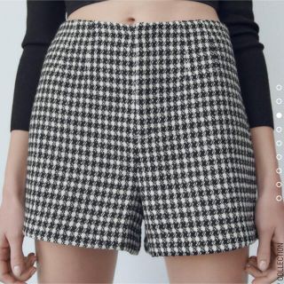 テクスチャーショートパンツ　ZARA(ショートパンツ)