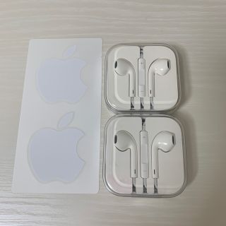 アップル(Apple)の.様専用　2個セット　iPhone純正　イヤホン(ヘッドフォン/イヤフォン)