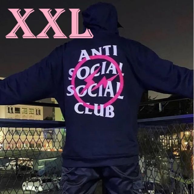 2XL　Anti Social Social Club Fragment パーカ | フリマアプリ ラクマ