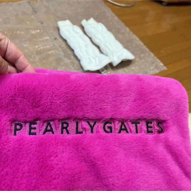 PEARY GATESゴルフロゴ刺繍ボアレッグウォーマー新品未使用タグ付フリー 【オープニング大セール】 6200円 