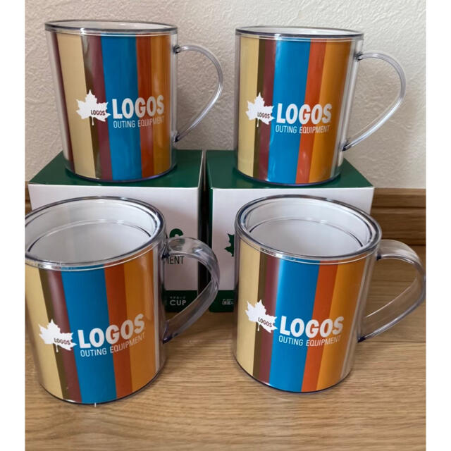 税込】 【新品】LOGOS ロゴス マグカップ 4個セット キャンプ 