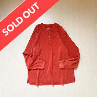 sold out！KINGSIZE 2XL サーマルカットソー テラコッタ (カットソー(長袖/七分))