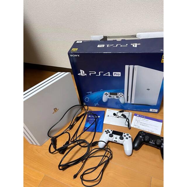 Ps4pro 1TB CUH-7100B B02 ホワイト ドライブ付き