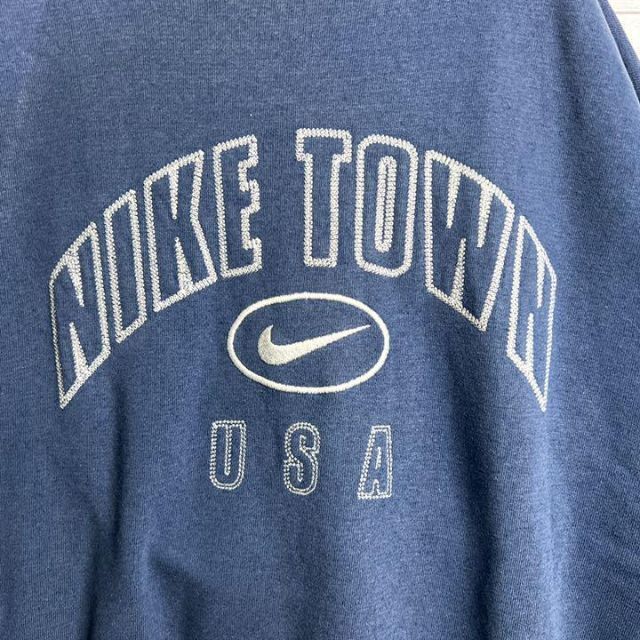 NIKE - 【USA製!!】ナイキ ✈︎刺繍ロゴ アーチロゴ 白タグ ゆるだぼ