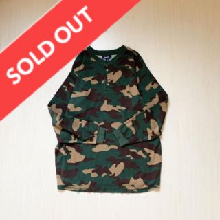 sold out！KINGSIZE 2XL サーマルカットソー 2XL カモ柄(Tシャツ/カットソー(七分/長袖))