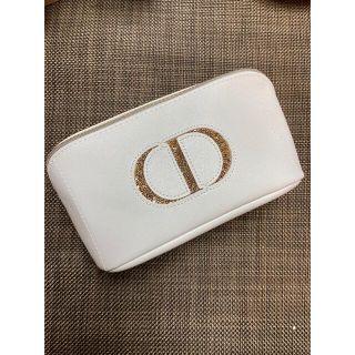 ディオール(Dior)のDior新品♡ポーチ ♡白 スパンコール(ポーチ)