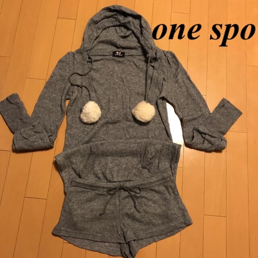 値下げ!one spo 春ニット セットアップ