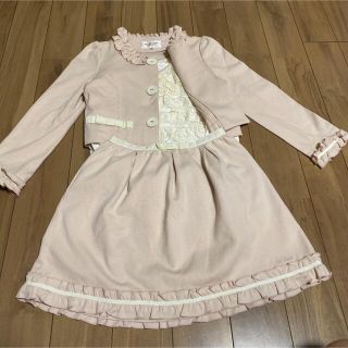 ジルスチュアート(JILLSTUART)の【再値下げ】JILLSTUARTジルスチュアート☆ジャケット130☆ドレスセット(ドレス/フォーマル)