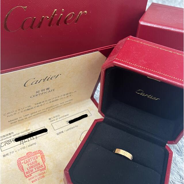 リング(指輪)Cartierミニ ラブリング