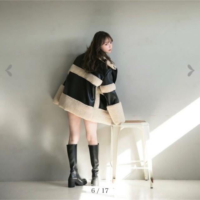 andmary エルモオーバーボアジャケット - アウター andmary エルモオーバーボアジャケット - アウター