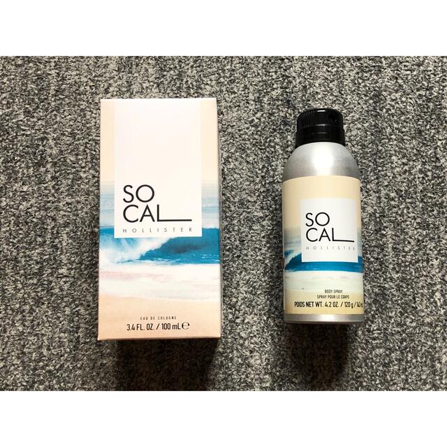 Hollister(ホリスター)の★新品未使用！ホリスター 香水&ボディスプレー socal ソーカル 100ml コスメ/美容の香水(香水(男性用))の商品写真