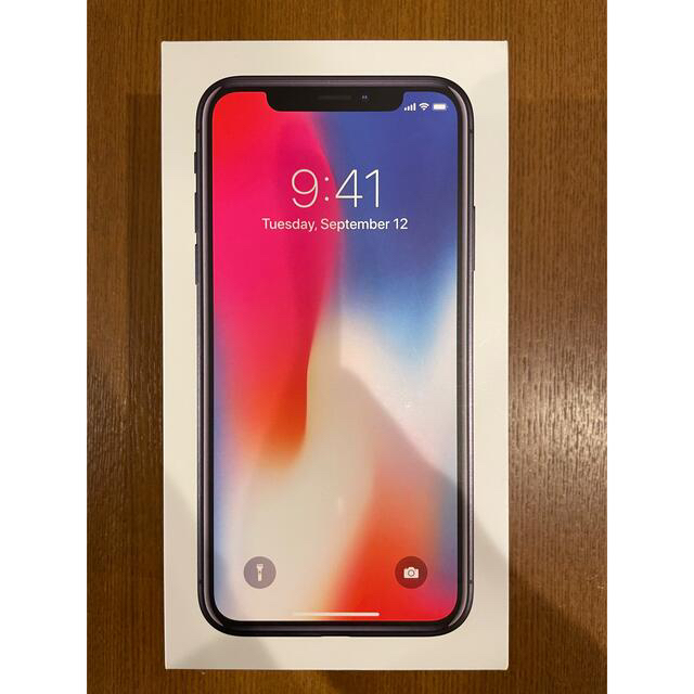 SIMフリー☆Apple iPhone X 256GB 黒☆apple正規修理品 - library